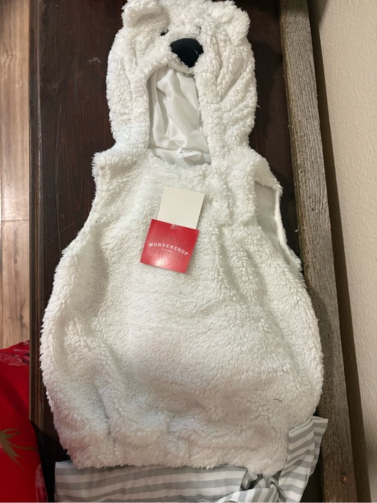 Wondershop Other - Wondershop White Teddy Bear Hooded Kids Costume